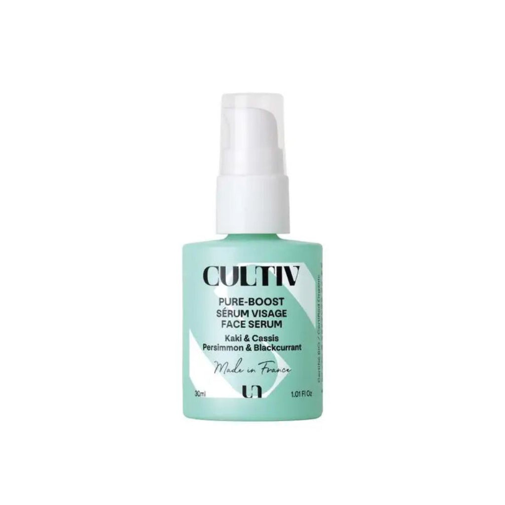 Cultiv Pure-Boost Serum Visage face serum bottle on a white background
