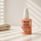 Cultiv Hydra-Boost serum on a light surface with a neutral background