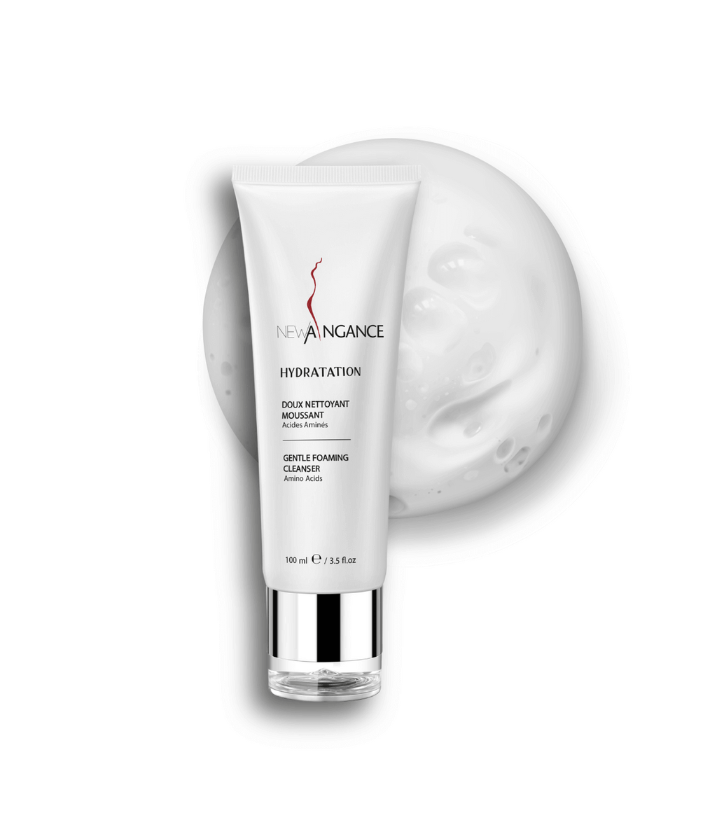 New Angance hydrating face cleanser with a white background