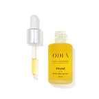 Oden Organic Plum oil bottle on a white background