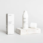Vielö organic night cream with packaging on a light gray background